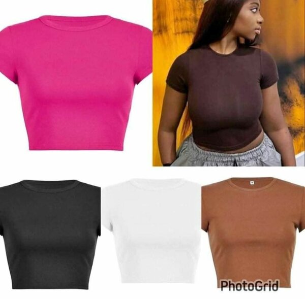 T-shirt court pour femme