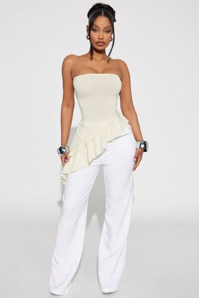 Pantalon blanc élégant