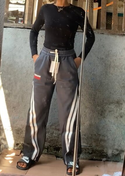 Pantalon de sport rayé