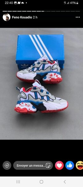 Baskets sport colorées homme