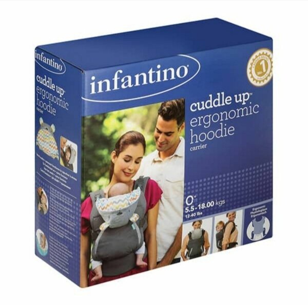Infantino baby carrier with hoodie
