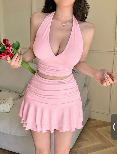 Robe d'été dos nu glamour