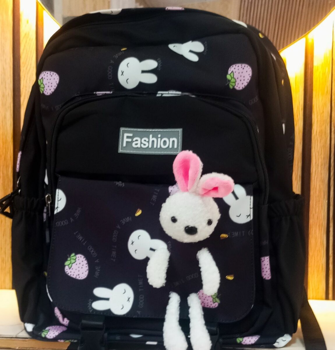 Sac à dos mode enfant avec peluche