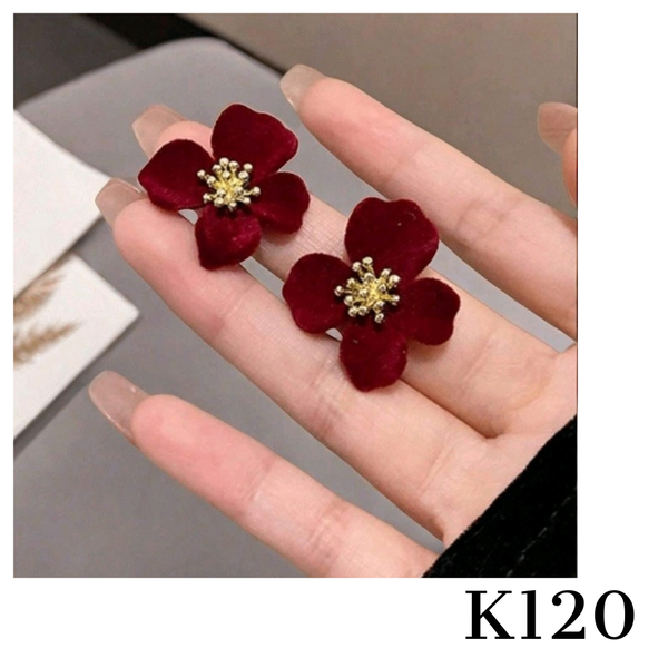 Flower earrings