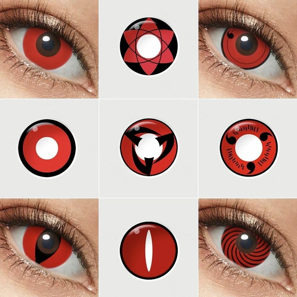 Lentilles de contact Sharingan
