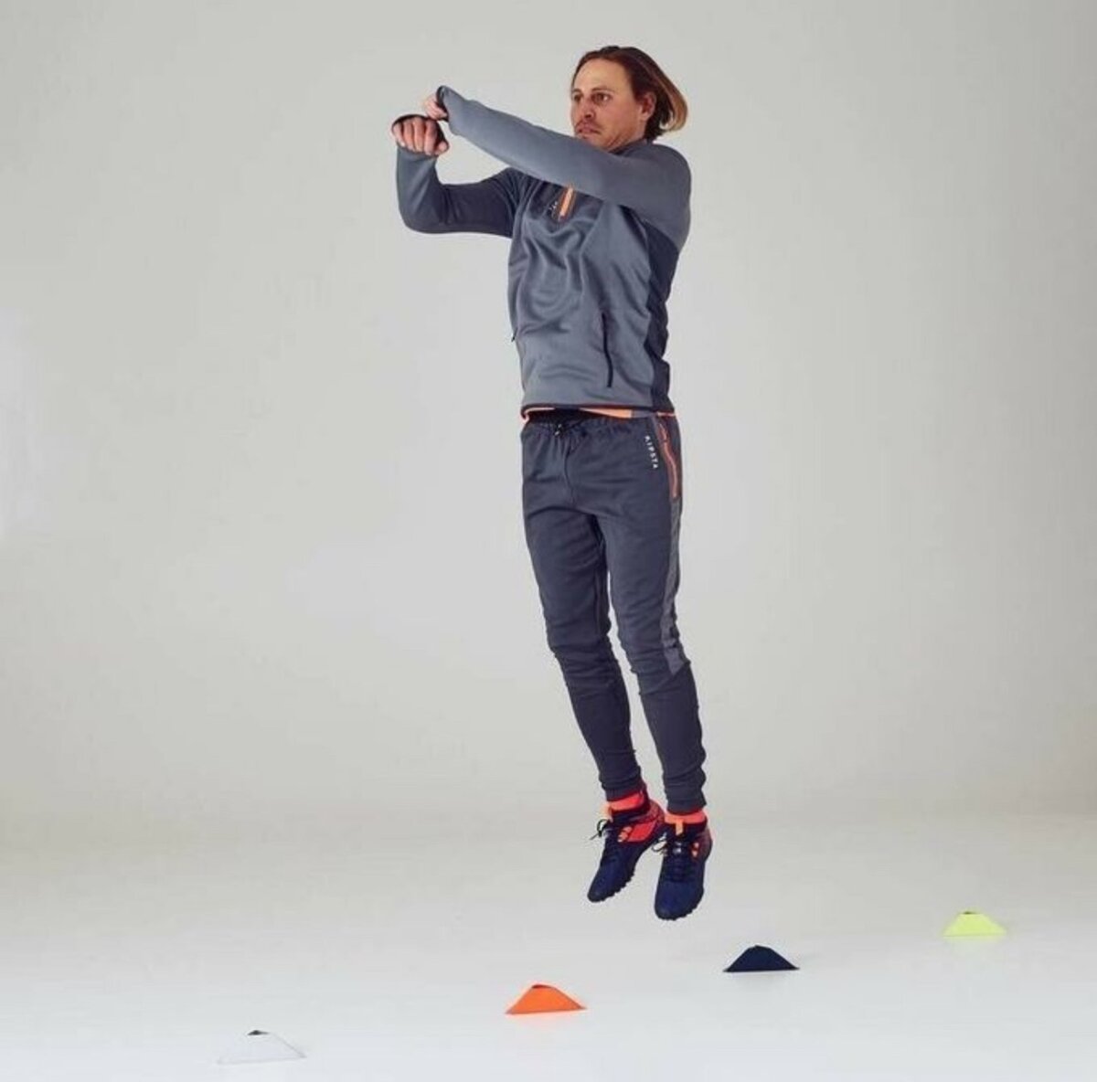 40pcs Agility Disc Cone Set Multi Sport Training Space Mark