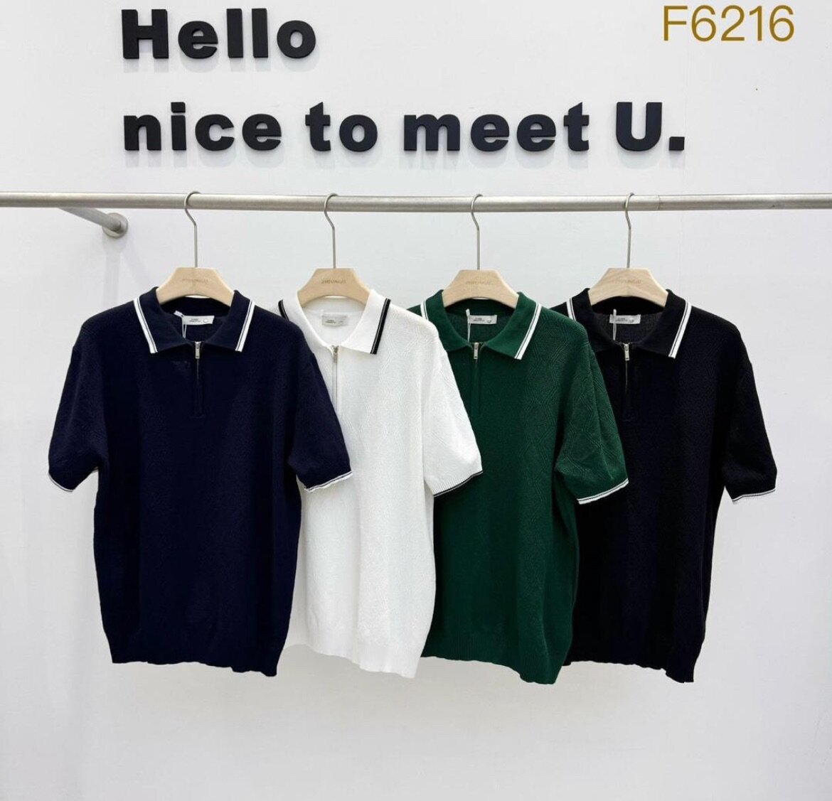 Men's Stylish Knit Polo Shirt