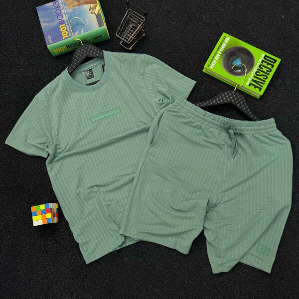 Ensemble Casual Vert Hommes