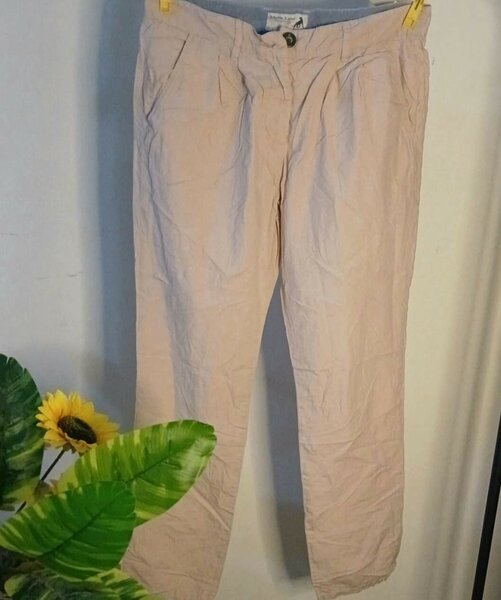 Pantalon beige léger femme