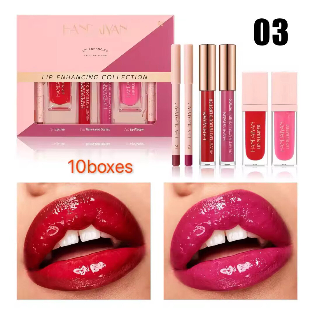Set de Rouges à Lèvres Longue Tenue HANDAIYAN