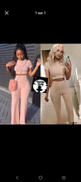 Ensemble top et pantalon femme