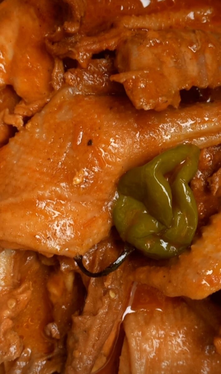 Délicieux plat de poisson épicé