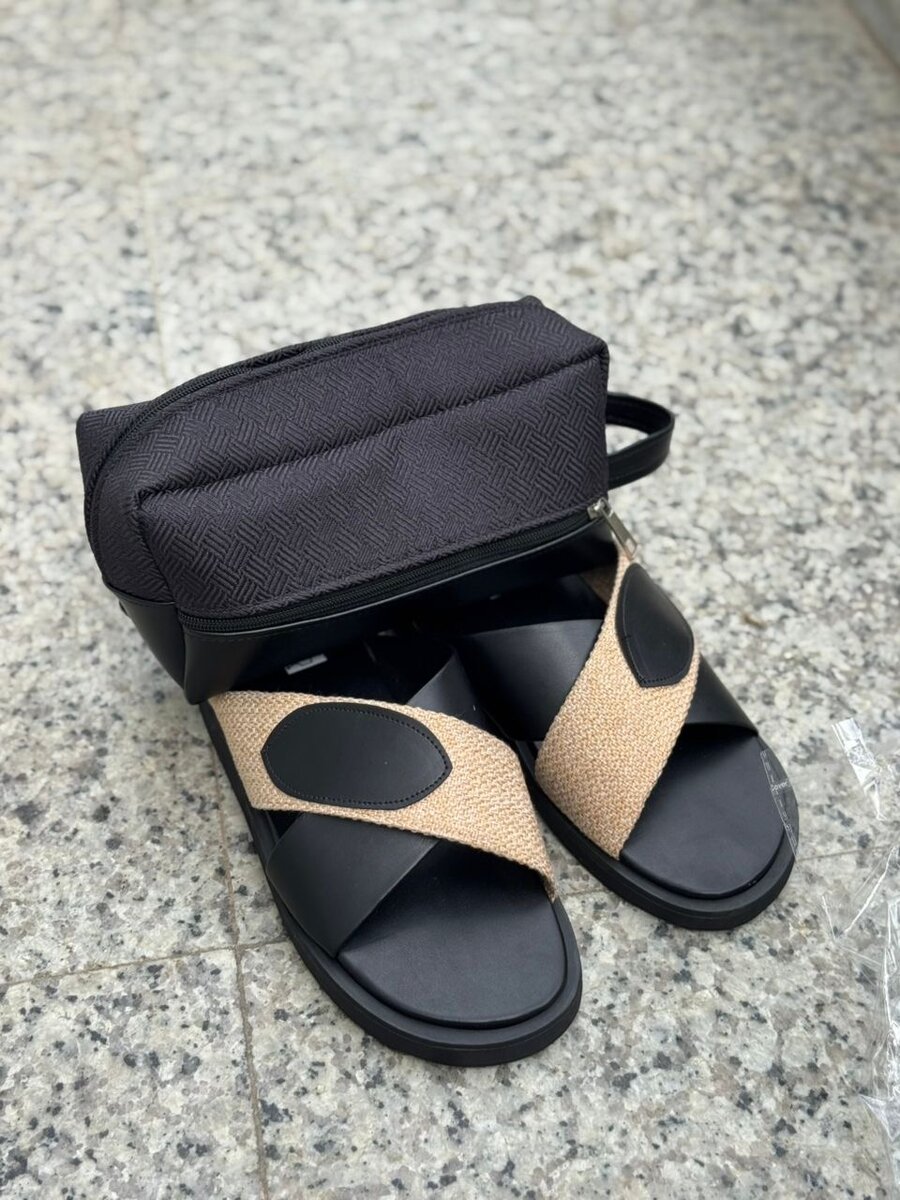 Sandales en cuir unisexes