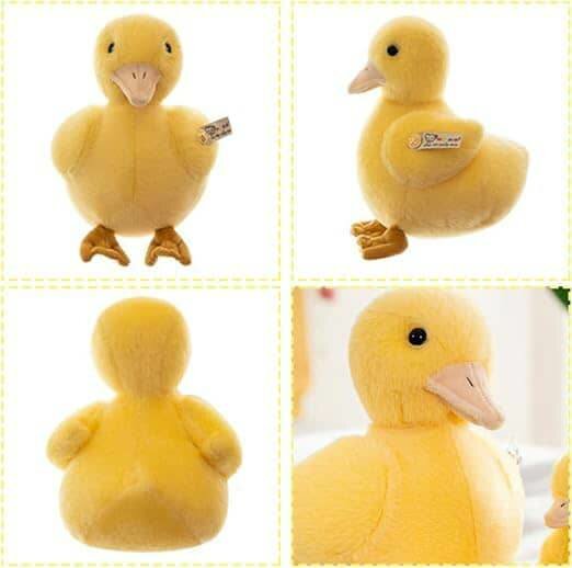 Peluche Canard Jaune Doux