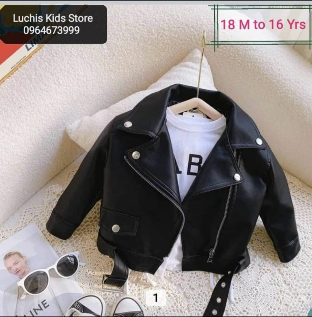 Leather coats for girls