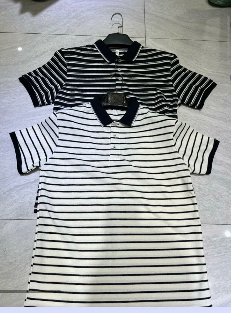 Polo Homme Rayé Élegant