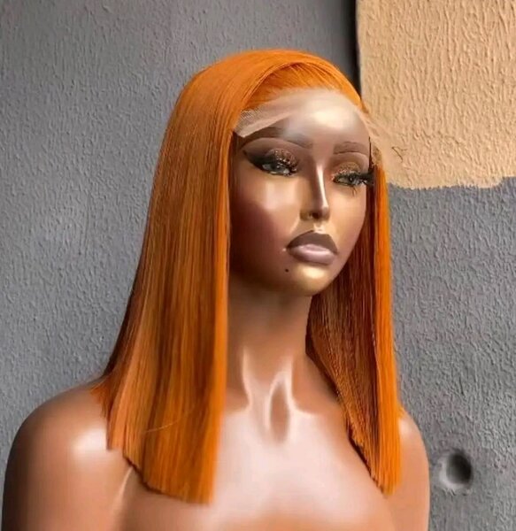 Perruque Lace Front Orange