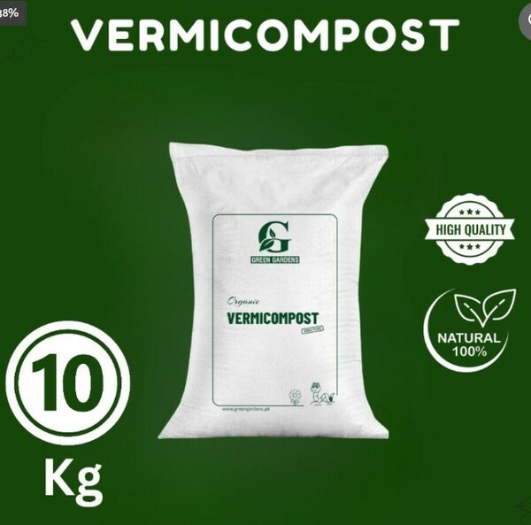 Vermicompost, 10 kg (100% Pure & Natural )