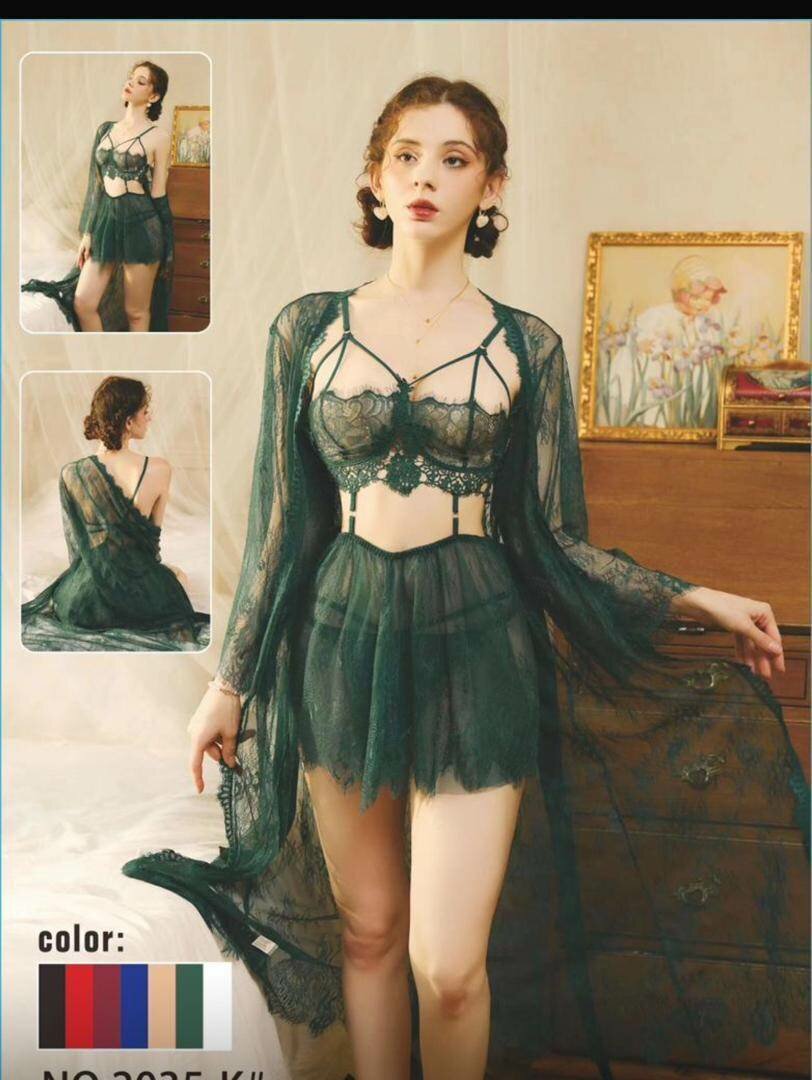 Ensemble lingerie en dentelle glamour