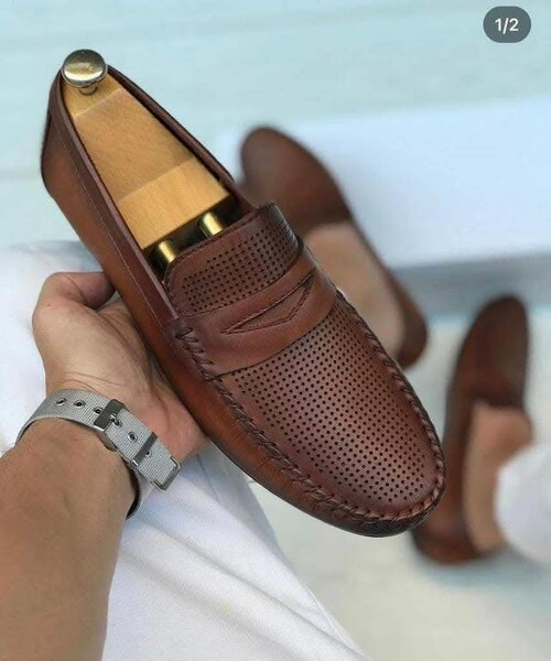 Mocassins en cuir élégants