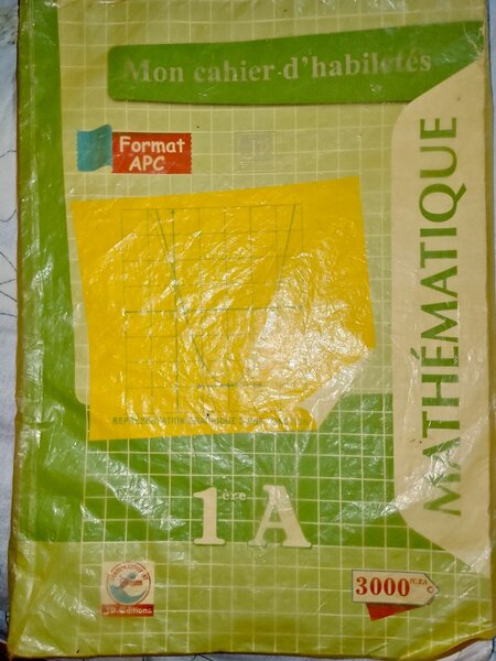 Cahier de Mathématiques 1A