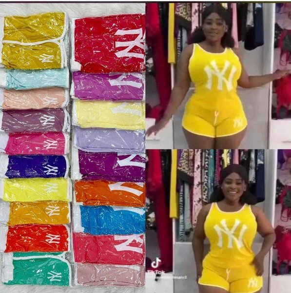 Set de deux pièces coloré pour femmes