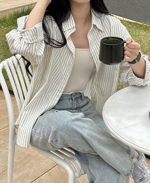 Женская рубашка в клетку