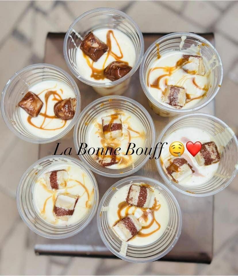 Desserts crémeux individuels