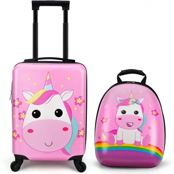 Valise Enfant à Motifs Amusants