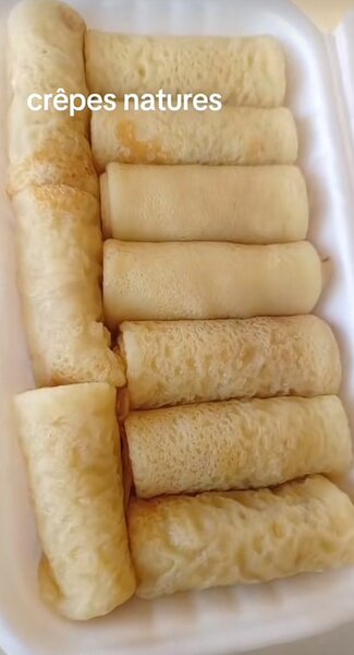 Crêpes fraîches nature