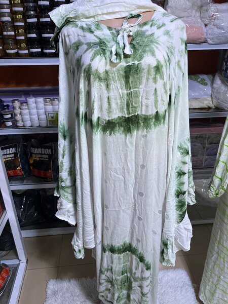 Robe longue tie-dye bohème