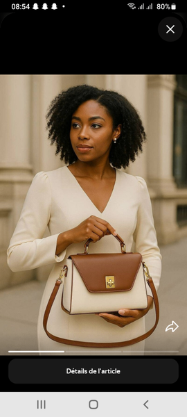 Sac à main élégant en cuir