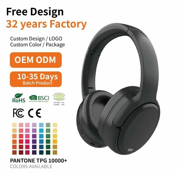 Casque audio sans fil Bluetooth confortable