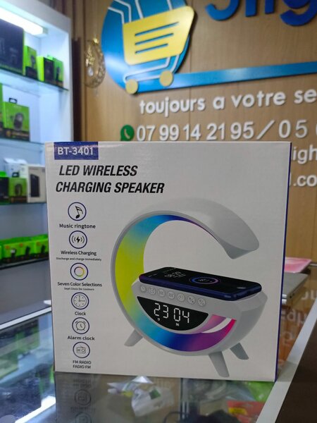 Réveil LED Lampe et Enceinte