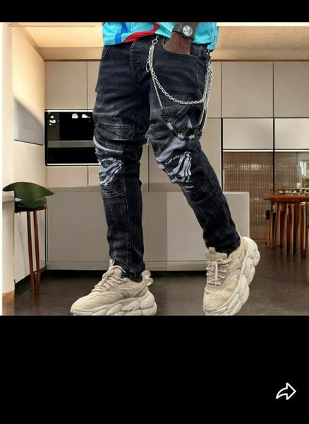 Jeans homme mode streetwear