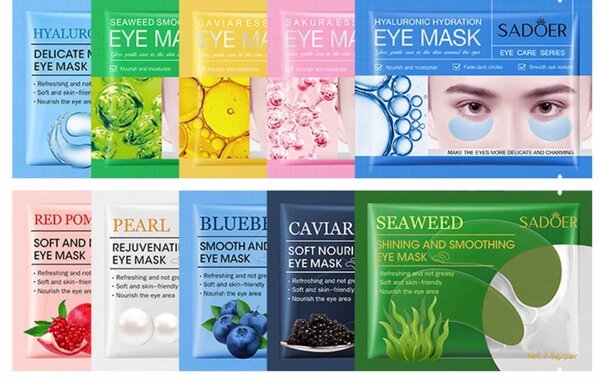 SADOER Face sheet mask, lip and eye mask