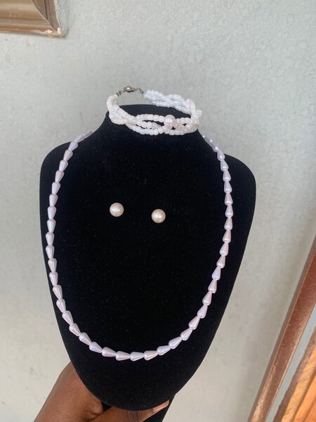 Pearls and tenis bracelets