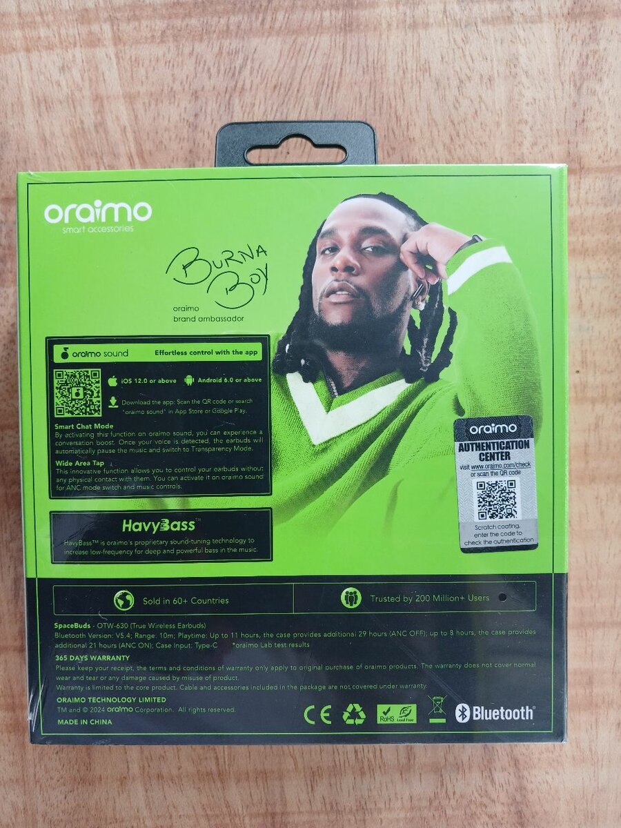 Écouteurs Sans Fil Oraimo ANC