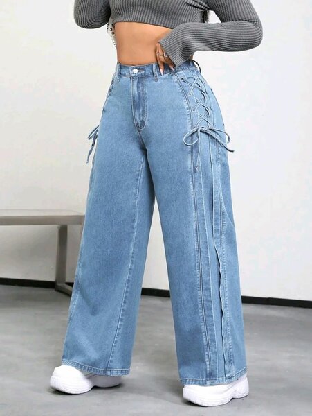 Jeans larges pour femmes