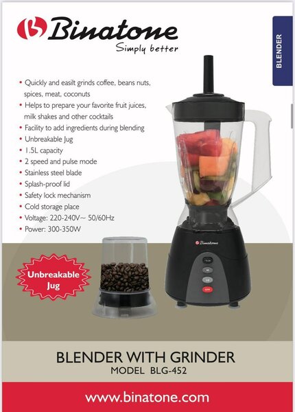 Mixeur Binatone neuf 2 en 1