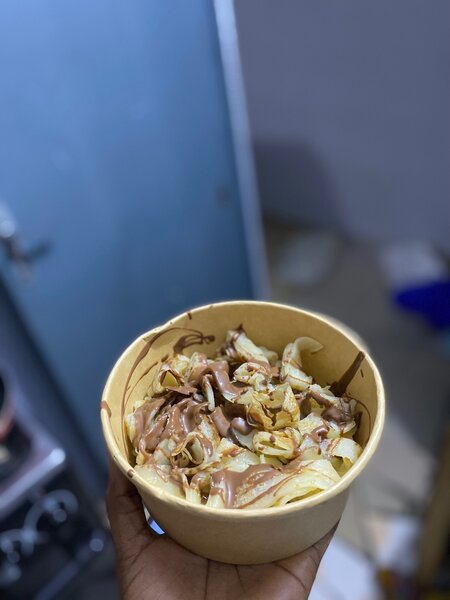 Nouilles crêpes au chocolat