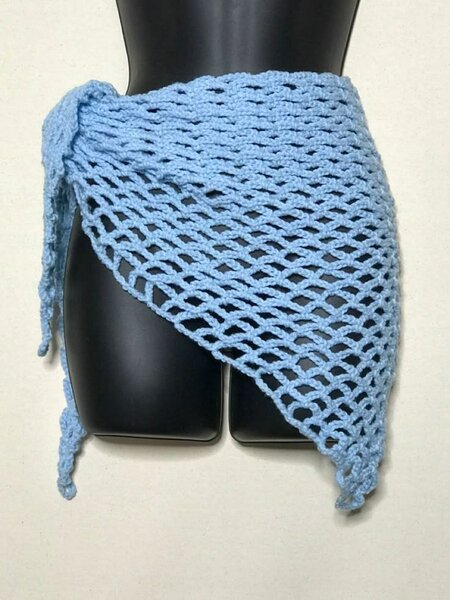 Écharpe pareo crochet