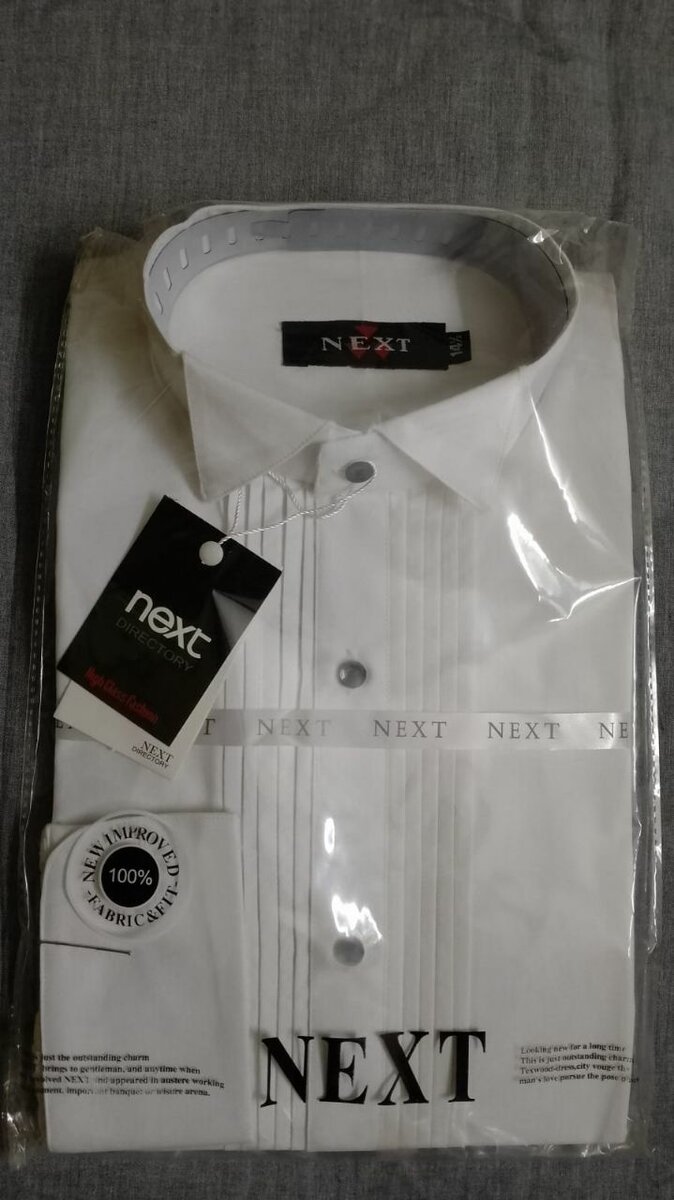 Pure cotton Men's dress shirt
