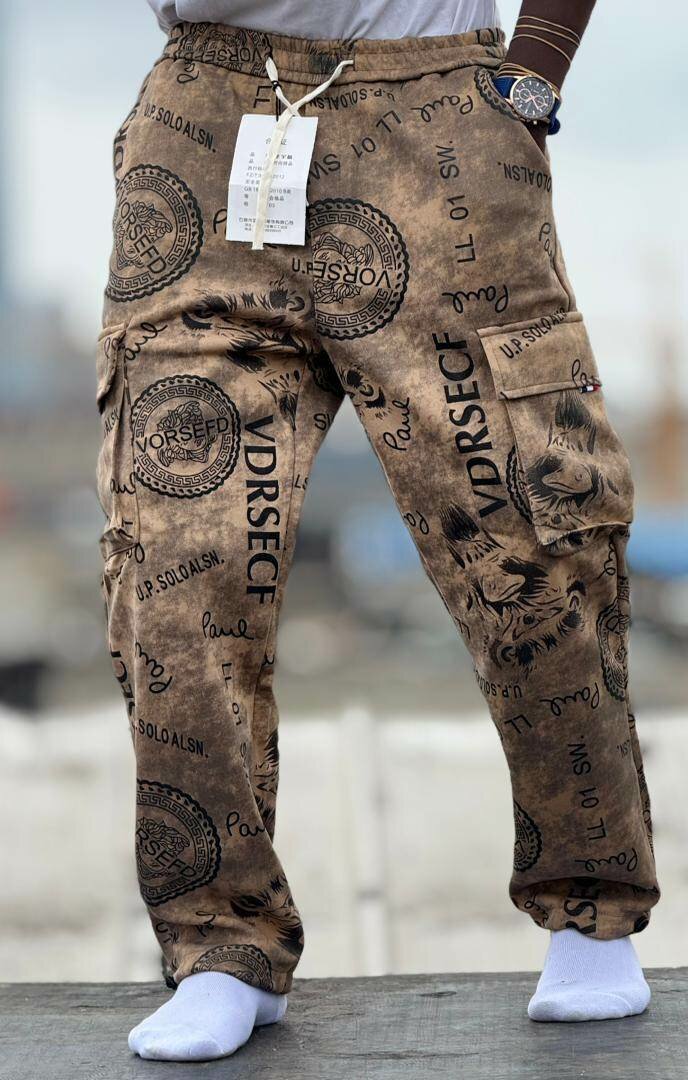 Pantalons cargo imprimés homme