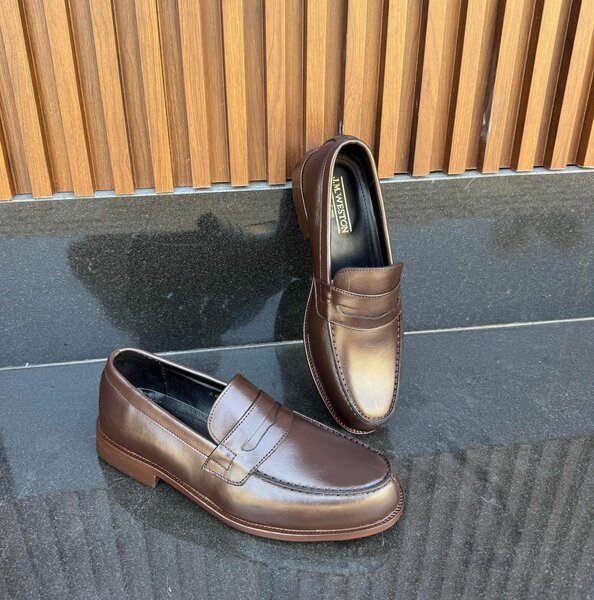 Mocassins en cuir classiques pour hommes