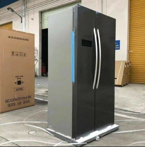 Réfrigérateur Américain - Noir et Argent