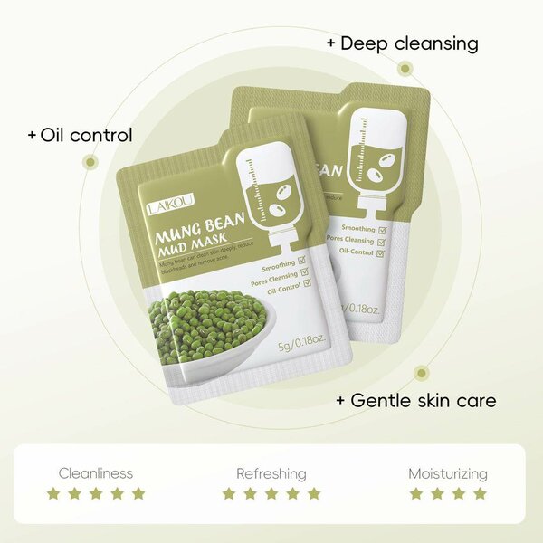 Mung bean mud mask