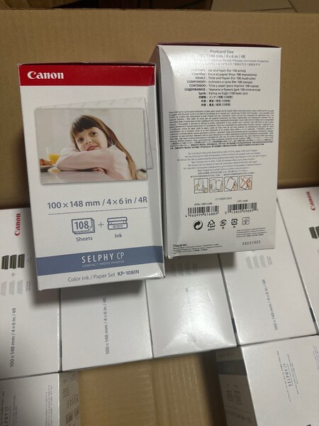Canon Selphy CP Color Ink and Paper Set (KP-108IN)
