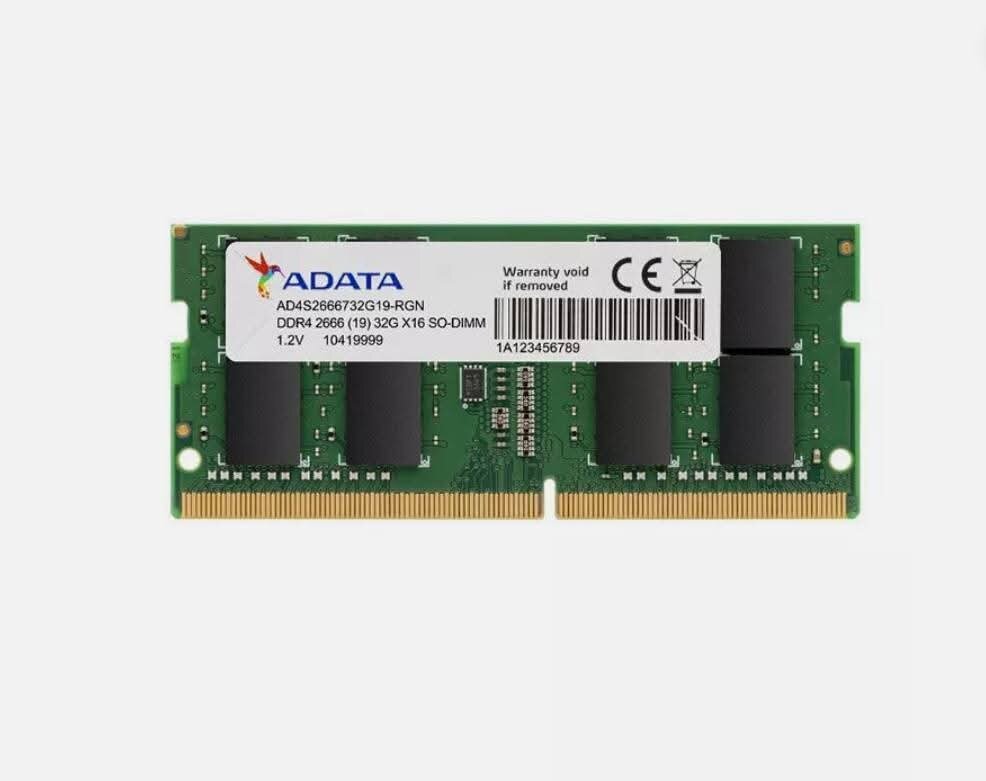 ADATA 8GB DDR4 2666 1.2V SODIMM 260-Pin RAM