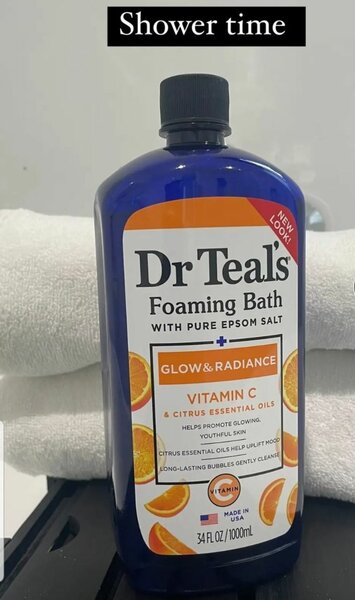 Body wash and body lotion